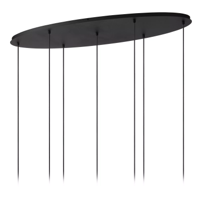 ELOISE - Pendant light - 7xE27 - Black 45405/07/30 Lucide